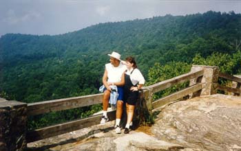 007 Utsikt över Tennessee, Georgia och North Carolina, USA 1996